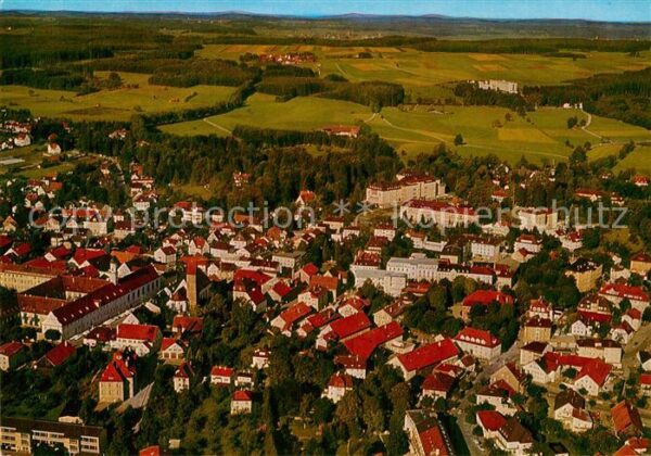 Bad Woerishofen Fliegeraufnahme mit Sebastianeum Kneipp
