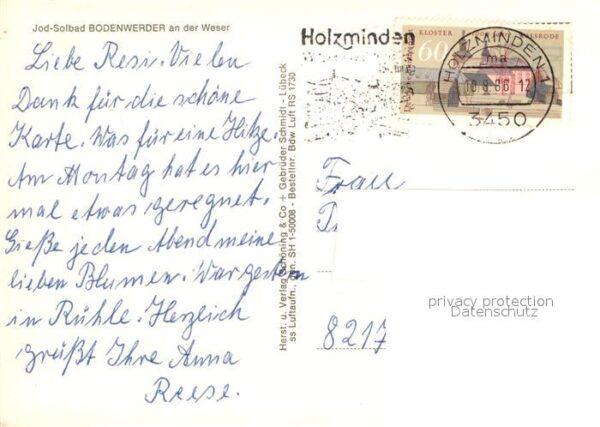 Bodenwerder Jod Solebad an der Weser Fliegeraufnahm – Bild 2