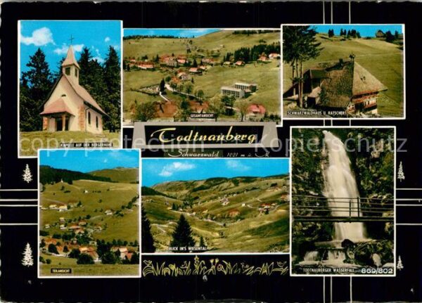 Todtnauberg Kapelle auf der Bergerhöhe Panorama Sch