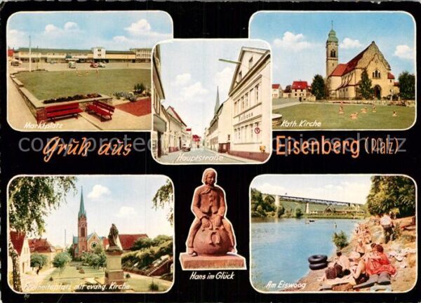 Eisenberg Pfalz Marktplatz Hauptstrasse Kath Kirche Fre