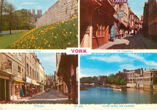 York UK Minster The Shambles Stonegate Lendal B