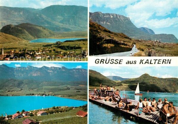 Kaltern Weinstrasse Tirol Panorama Weinstrasse Kalterersee Badean