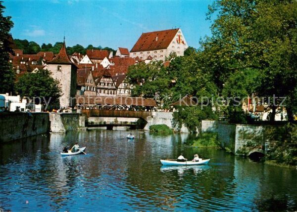 Schwaebisch Hall Mittelalterliche Stadt an der Kocher