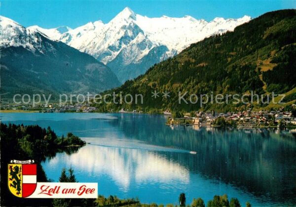 Zell See Alpenseebad mit Kitzsteinhorn