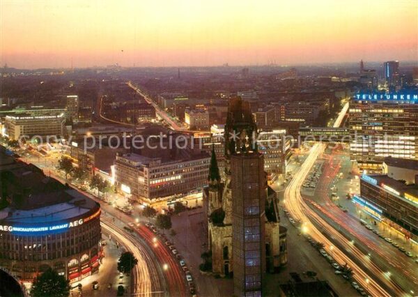 Berlin Stadtblick mit Kaiser Wilhelm Gedächtns