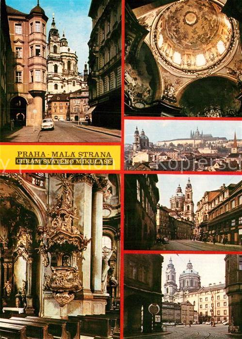 Praha Prahy Prague Mala Strana Chram Svateho Mikulase