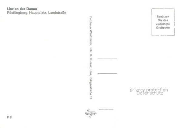 Linz Donau Pöstlinberg Hauptplatz Landstrasse – Bild 2