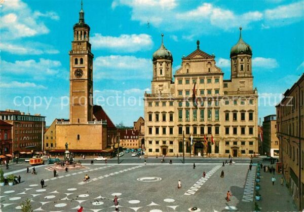 Augsburg Rathaus mit Perlachturm