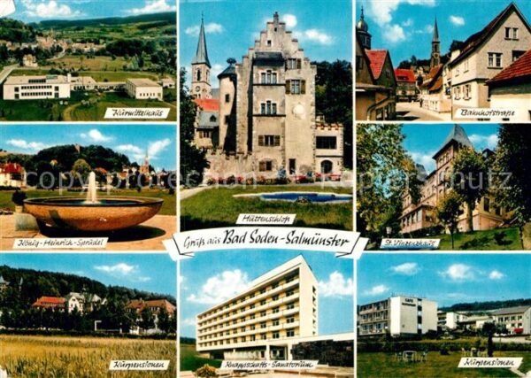 Bad Soden-Salmuenster Kurmittelhaus König Heinrich Sprudel Ku