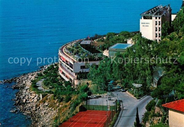 Bordighera Grand Hotel del Mare Fliegeraufnahme