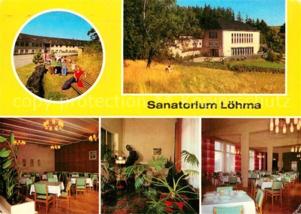 Munschwitz Sanatorium Löhma Gasträume Speisesaal