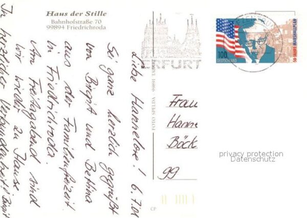 Friedrichroda Haus der Stille Gebetsraum Terrasse – Bild 2