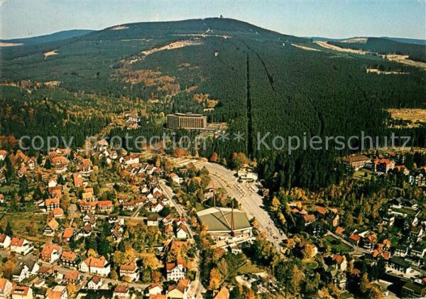 Braunlage Fliegeraufnahme mit Hotel Maritim Eisst