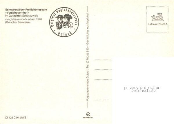 Gutach Schwarzwald Vogtsbauernhof im Freilichtmuseum Weber – Bild 2