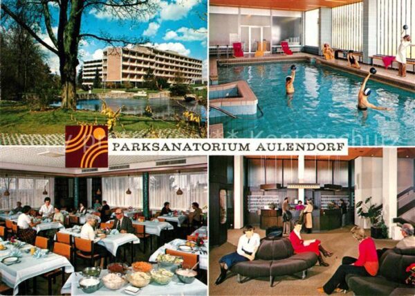 Aulendorf Parksanatorium Speisesaal Foyer Hallenb