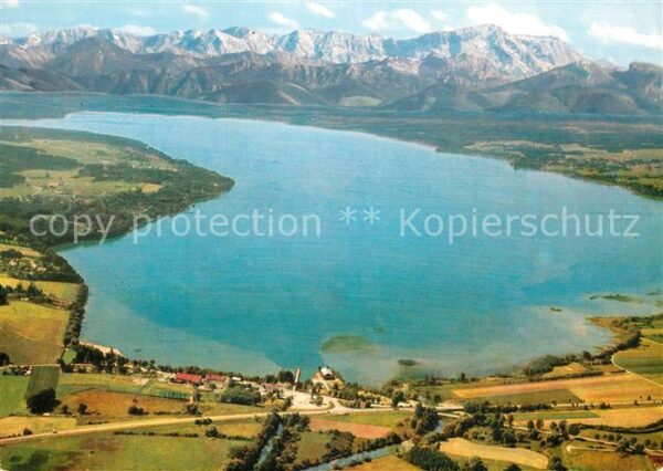 Ammersee Karwendel und Wetterstein Fliegeraufnah