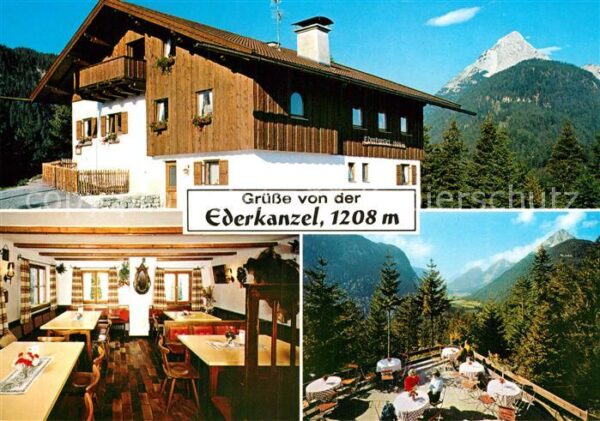 Ederkanzel Gasthaus Gaststube Terrasse