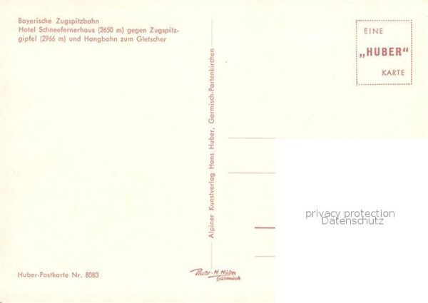 Zugspitzbahn Hotel Schneefernerhaus mit Zugspitzgipf – Bild 2