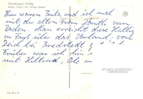 Hamburger Hallig Fliegeraufnahme Hallig Krug – Bild 2