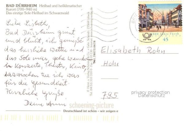 Bad Duerrheim Solemar Kurheim Sanatorium Kurhaus Wass – Bild 2