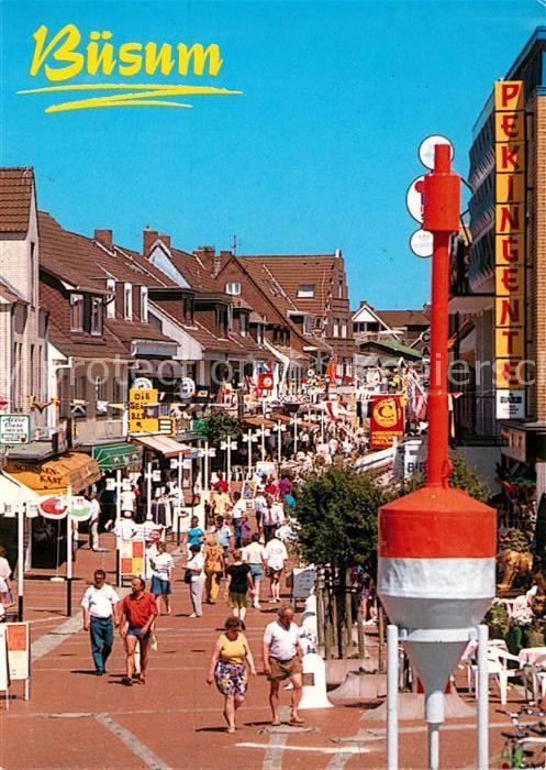 Buesum Nordseebad Fussgängerzone