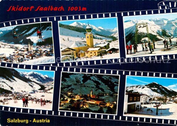 Saalbach-Hinterglemm Bernkogel Sessellift Dorfkirche Schattb