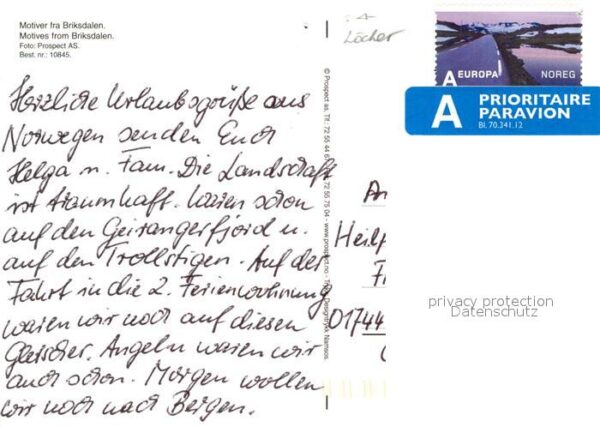 Norwegen Norge Motives from Briksdalen – Bild 2