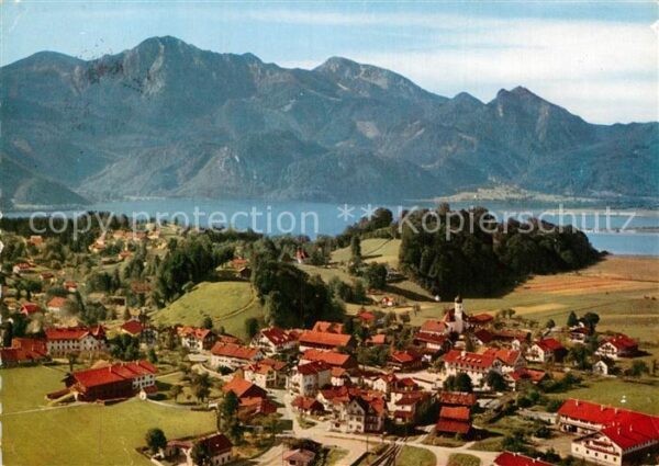 Kochel See mit Herzogstand und Heimgarten Fliegera