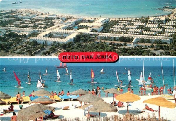 Jerba Fliegeraufnahme Strandpartie