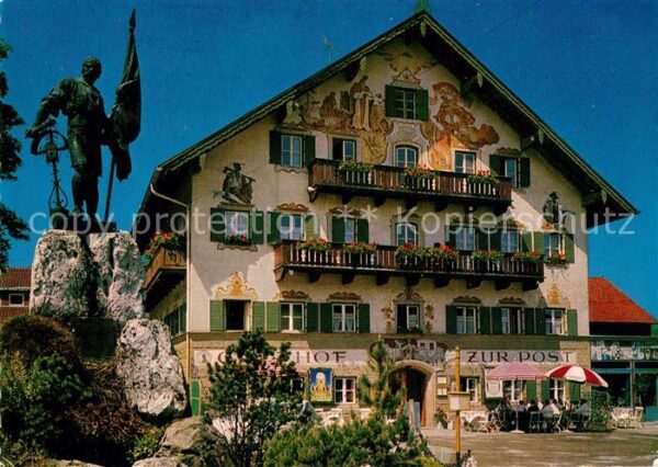 Kochel See Gasthof zur Post Schmied von Kochel Den
