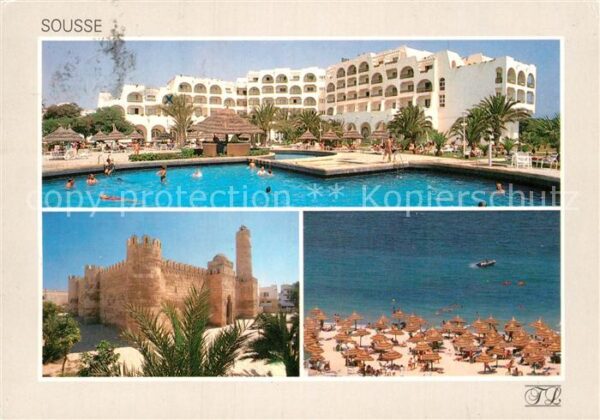 SOUSSE  Tunesie Hotel Marhaba Beach Kastell Strand