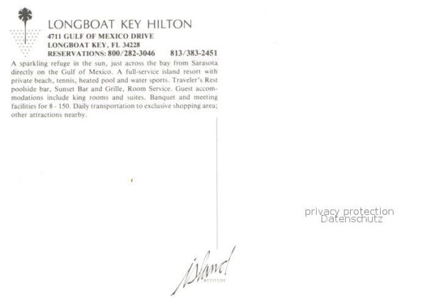 Longboat Key Hilton Hotel Strand – Bild 2