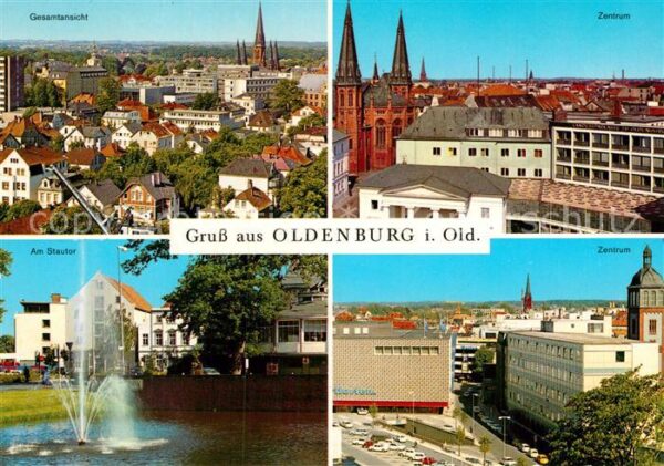 Oldenburg Niedersachsen Gesamtansicht Zentrum Am Stautor Zentru