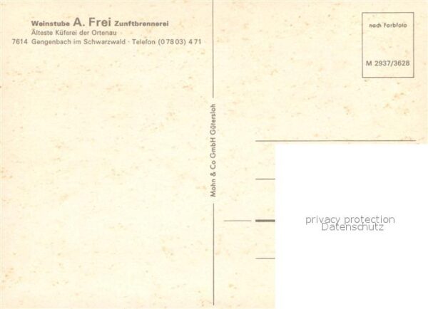 Gengenbach Weinstube Frei Zunftbrennerei – Bild 2