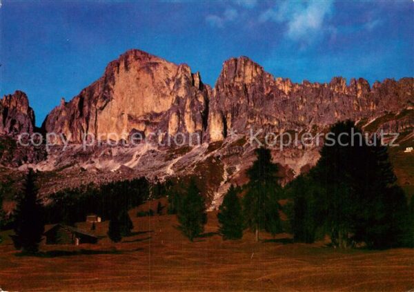 Dolomiten Karerpass mit Rosengarten