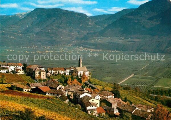 Kurtatsch Panorama Südtiroler Unterland Weinstras