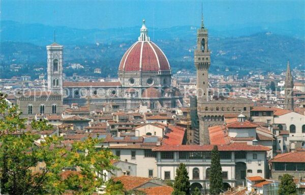 Firenze Florenz Blick vom Piazzale Michelangelo
