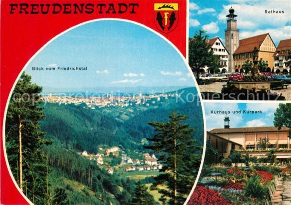 Freudenstadt Rathaus Kurhaus Kurpark
