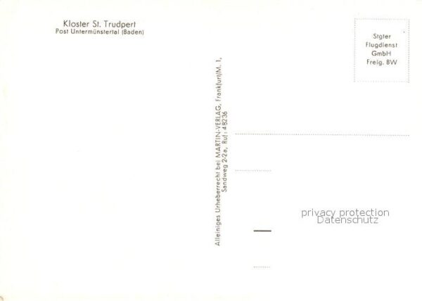 Muenstertal Schwarzwald Kloster St. Trudpert – Bild 2