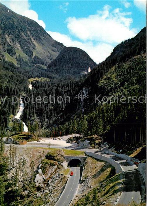 Gerlos Scheitelstrecke der Gerlosstrasse Tratt