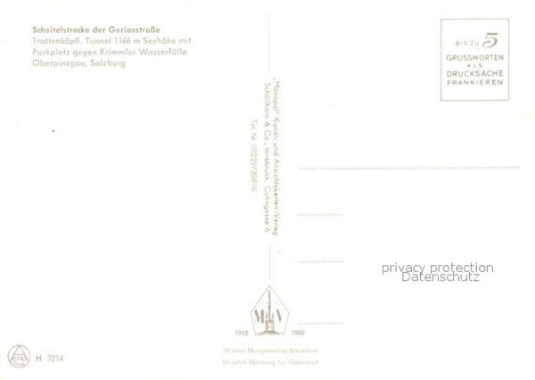 Gerlos Scheitelstrecke der Gerlosstrasse Tratt – Bild 2