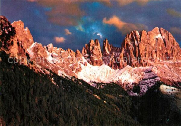 Catinaccio Rosengarten Bergkette