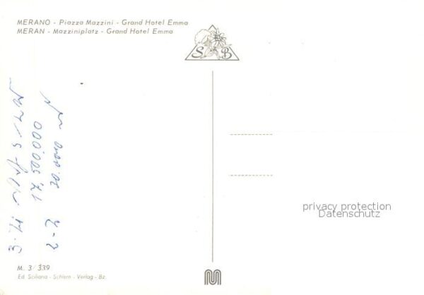 Merano Meran Piazza Mazzini Grand Hotel Emma – Bild 2