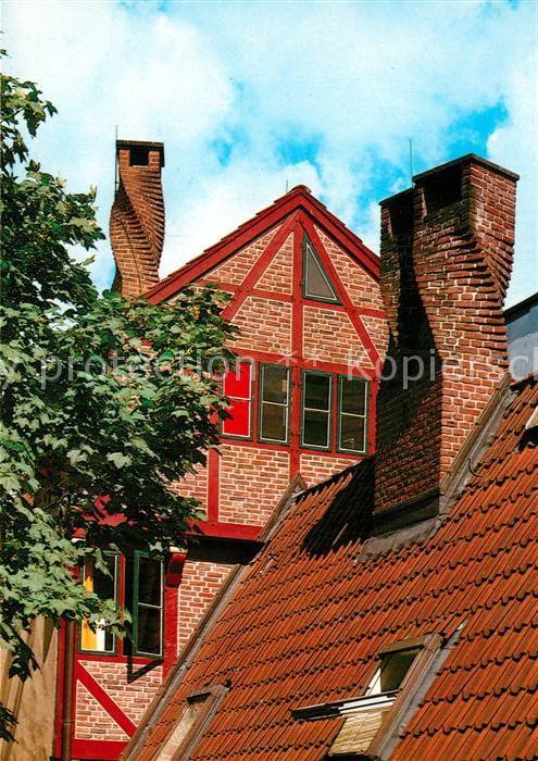 Hamburg Schornsteine auf den Krameramtshäusern