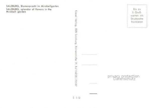 Salzburg Oesterreich Mirabellgarten – Bild 2