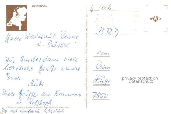 Amsterdam Niederlande – Bild 2