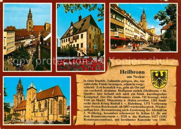 Heilbronn Neckar Fleinerstrasse Rathaus Kirchbrunnenstra