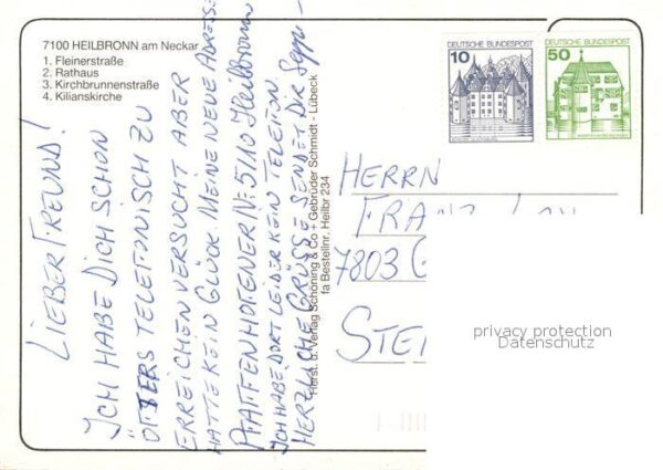 Heilbronn Neckar Fleinerstrasse Rathaus Kirchbrunnenstra – Bild 2