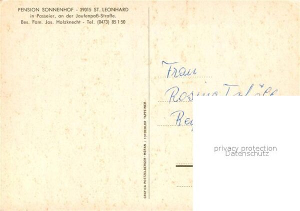 St Leonhard Passeier Pension Sonnenhof – Bild 2
