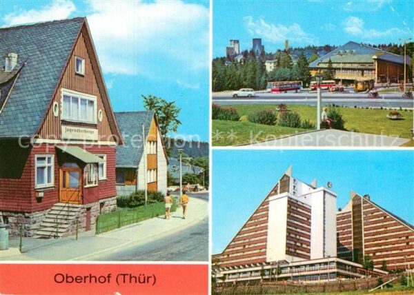 Oberhof Thueringen Jugendherberge Edgar Andre Platz des Fr